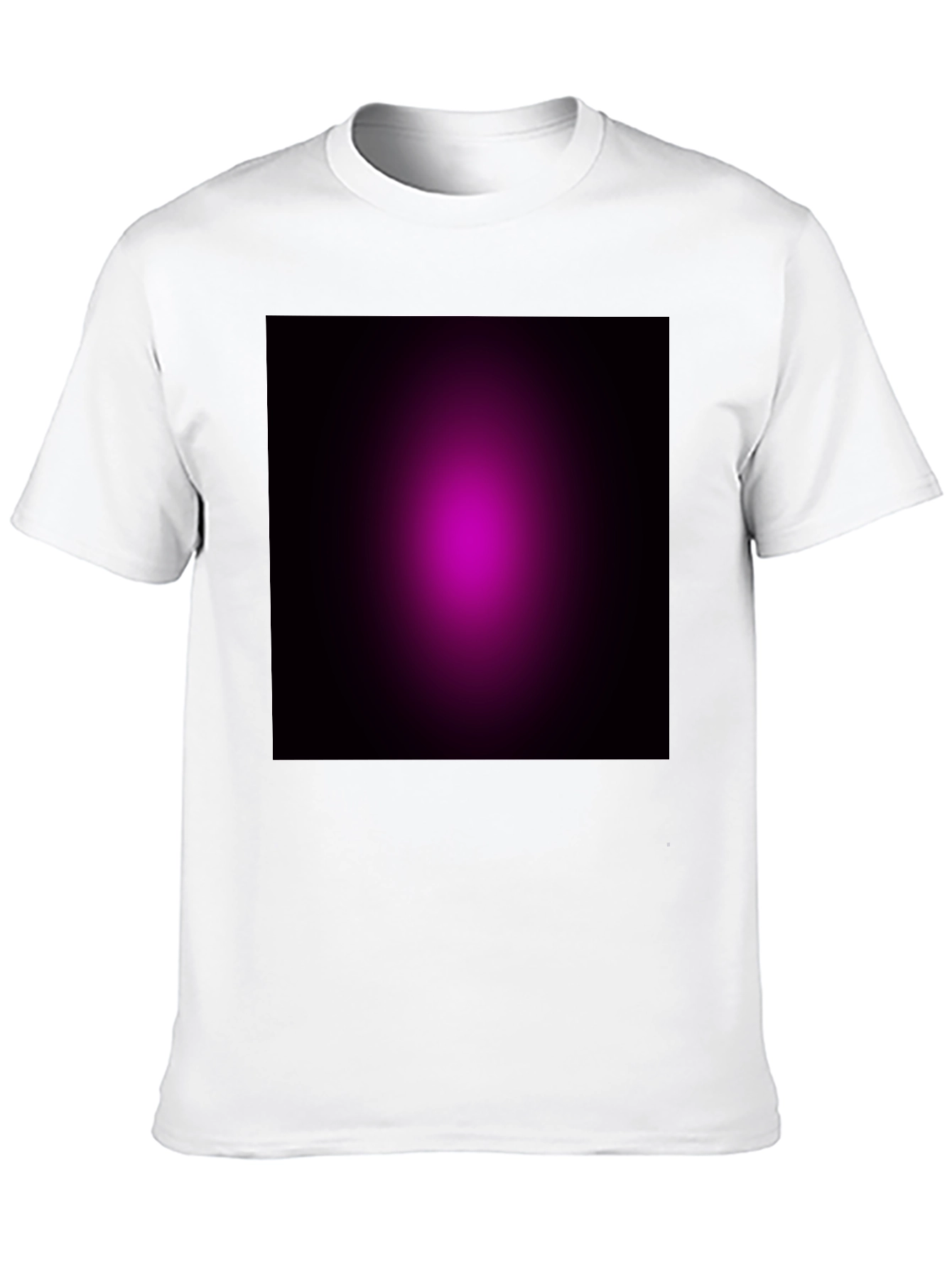Gradient Graphic Black Tee - Soft & Stylish