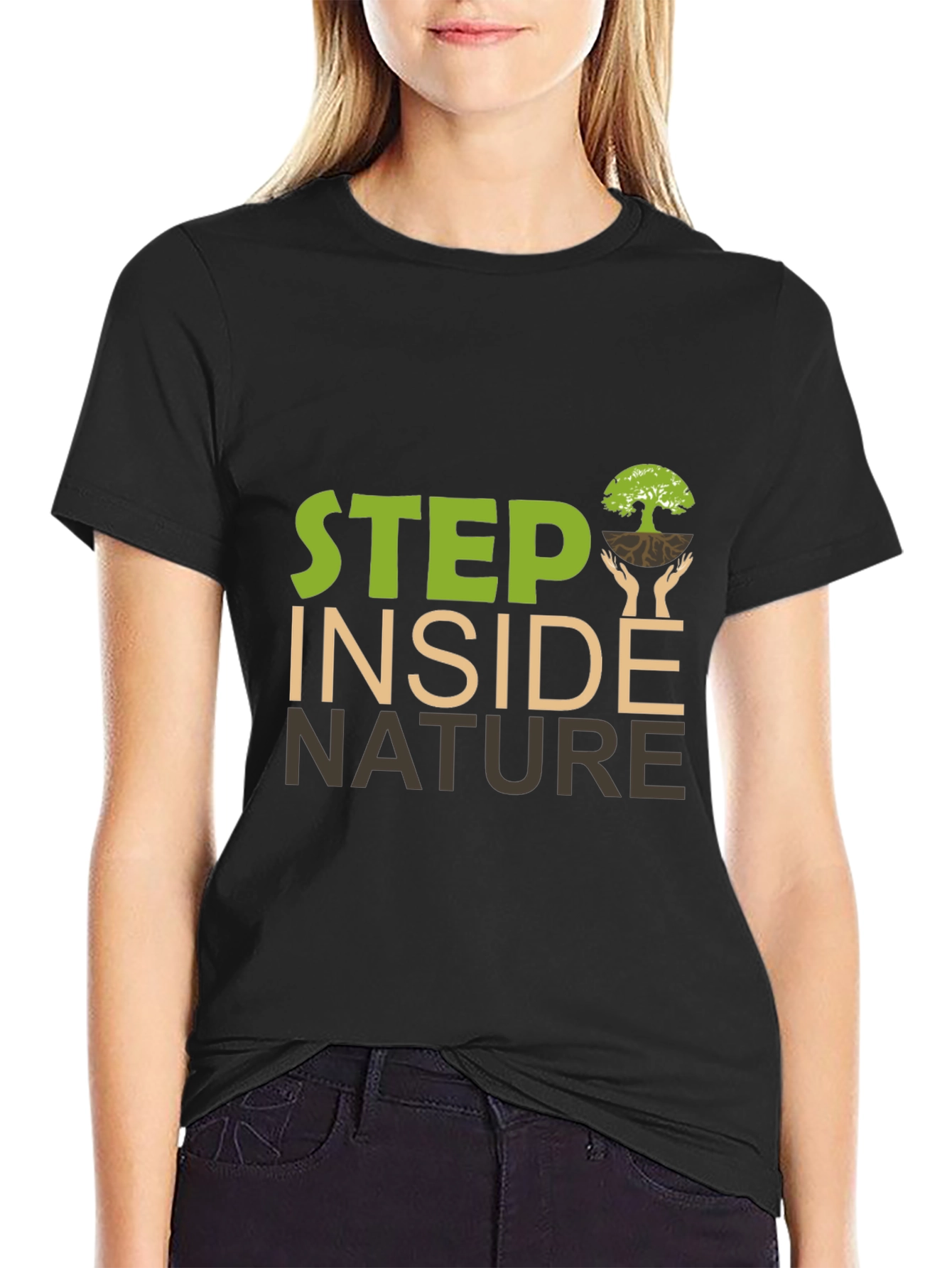 Step Inside Nature Graphic T-Shirt