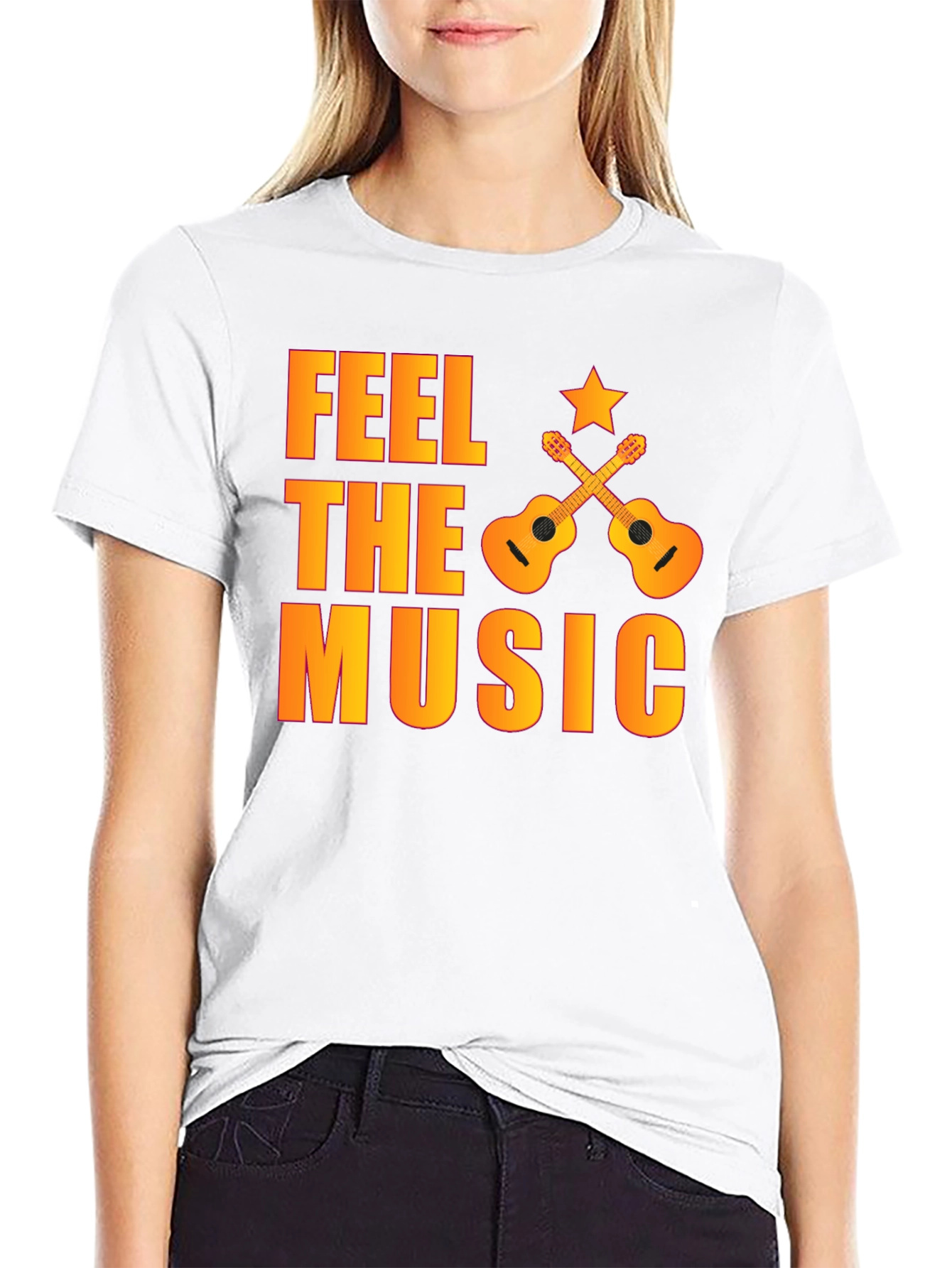 Feel The Music Graphic T-Shirt