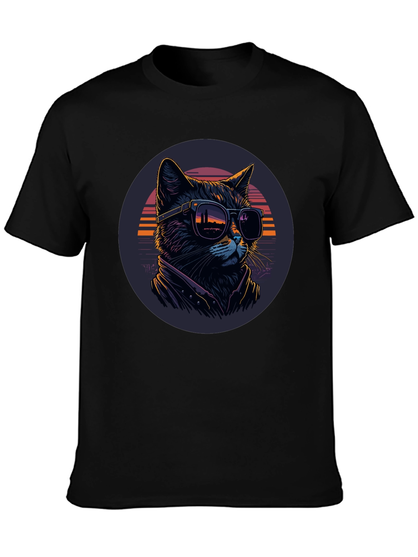Cool Cat T-Shirt - Retro Style