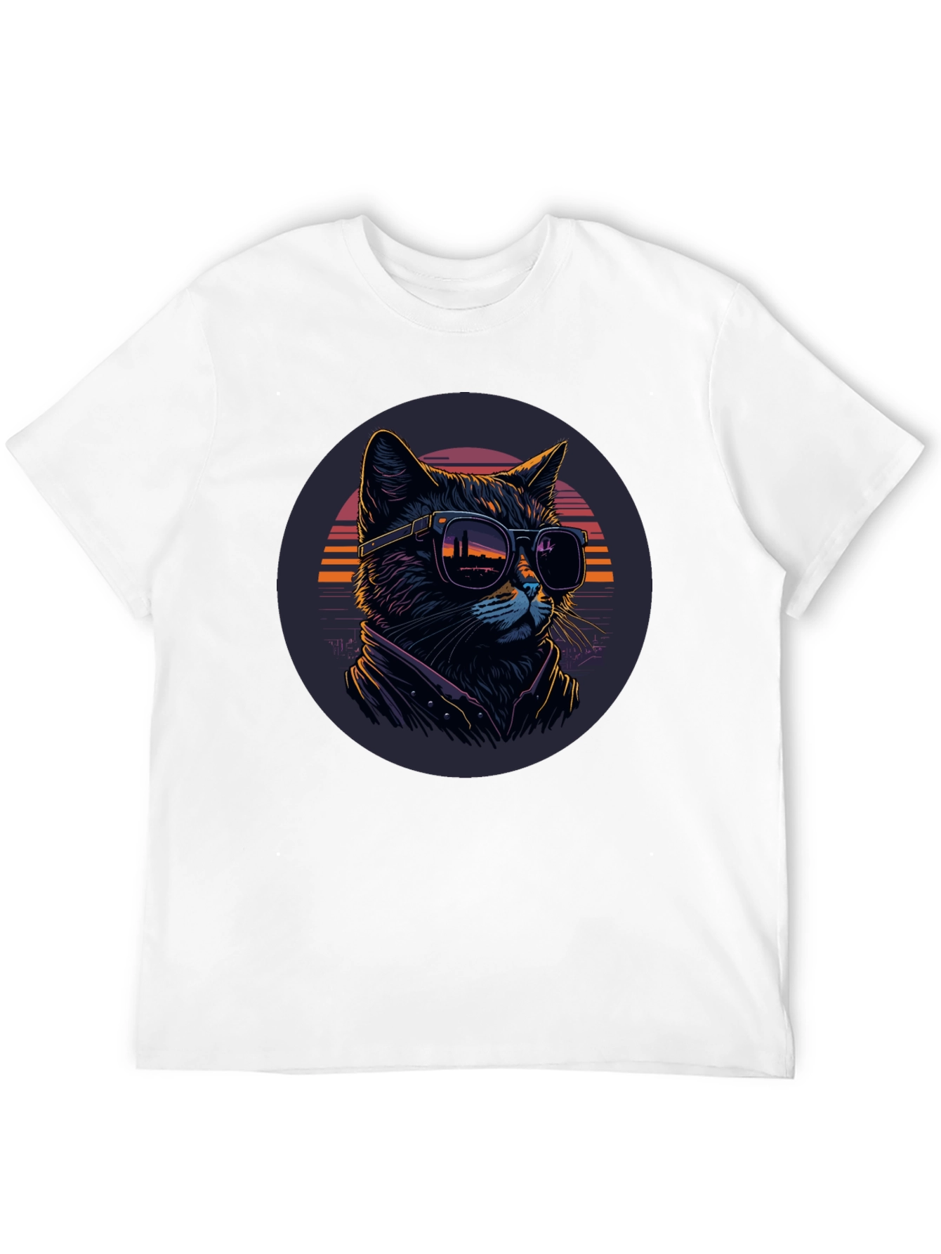 Cool Cat T-Shirt - Retro Style