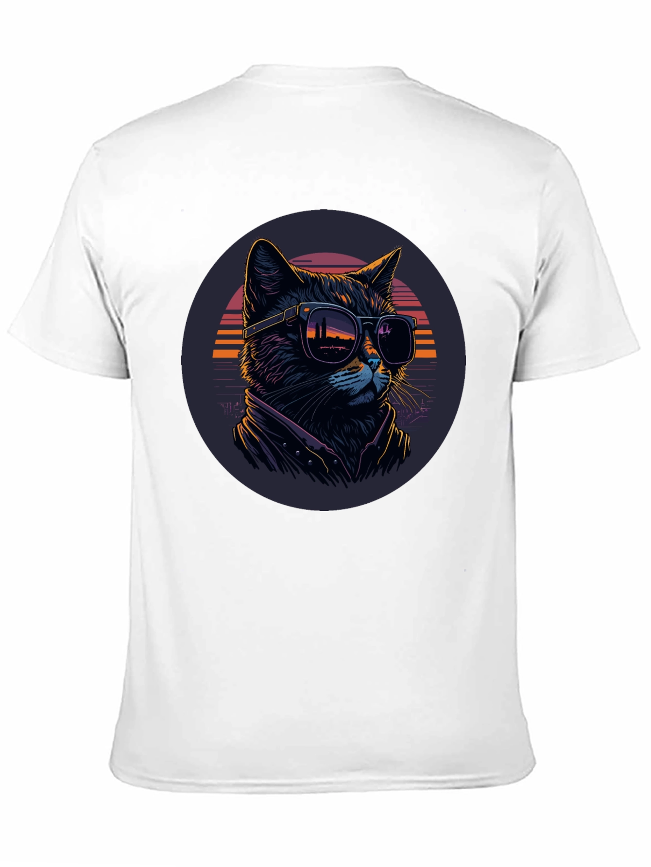 Cool Cat T-Shirt - Retro Style