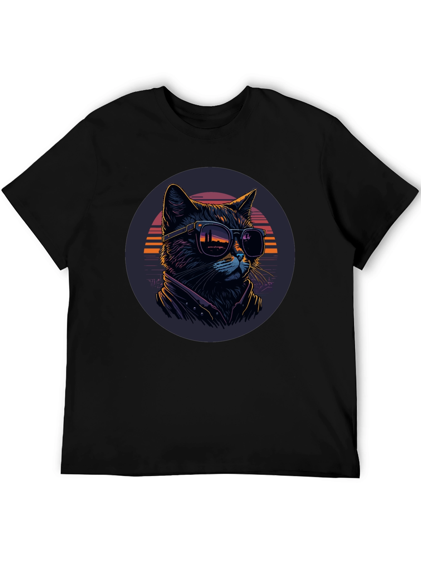 Cool Cat T-Shirt - Retro Style