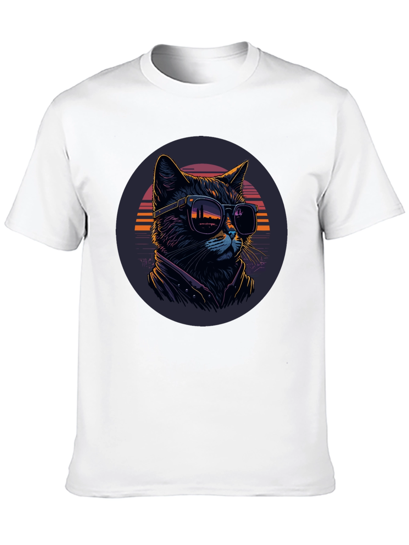 Cool Cat T-Shirt - Retro Style