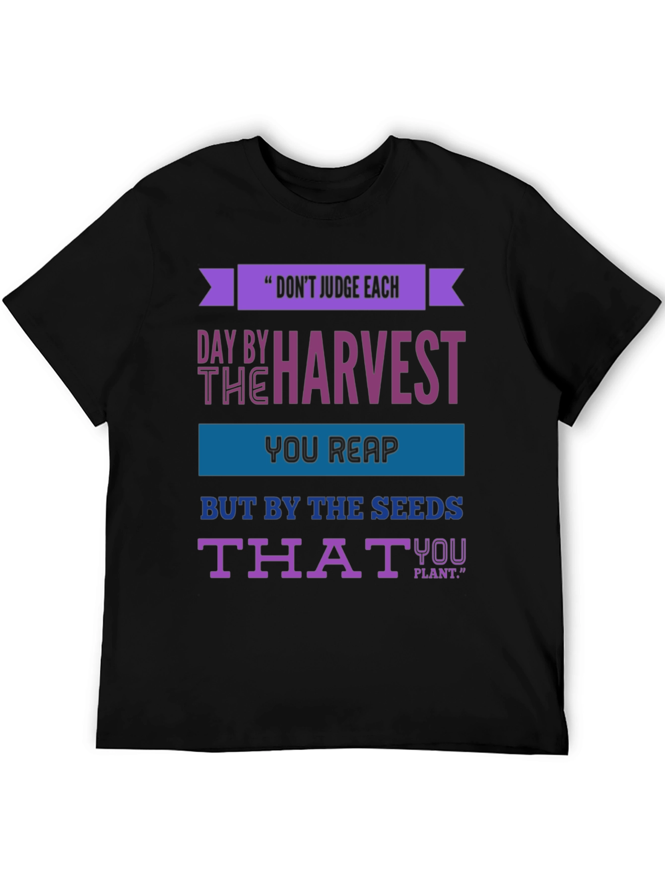 Inspirational Harvest Seeds Graphic T-Shirt