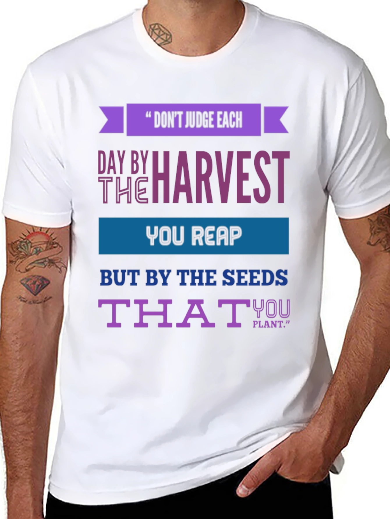 Inspirational Harvest Seeds Graphic T-Shirt