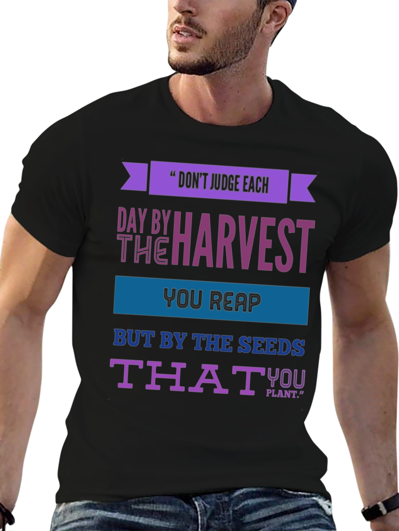 Inspirational Harvest Seeds Graphic T-Shirt