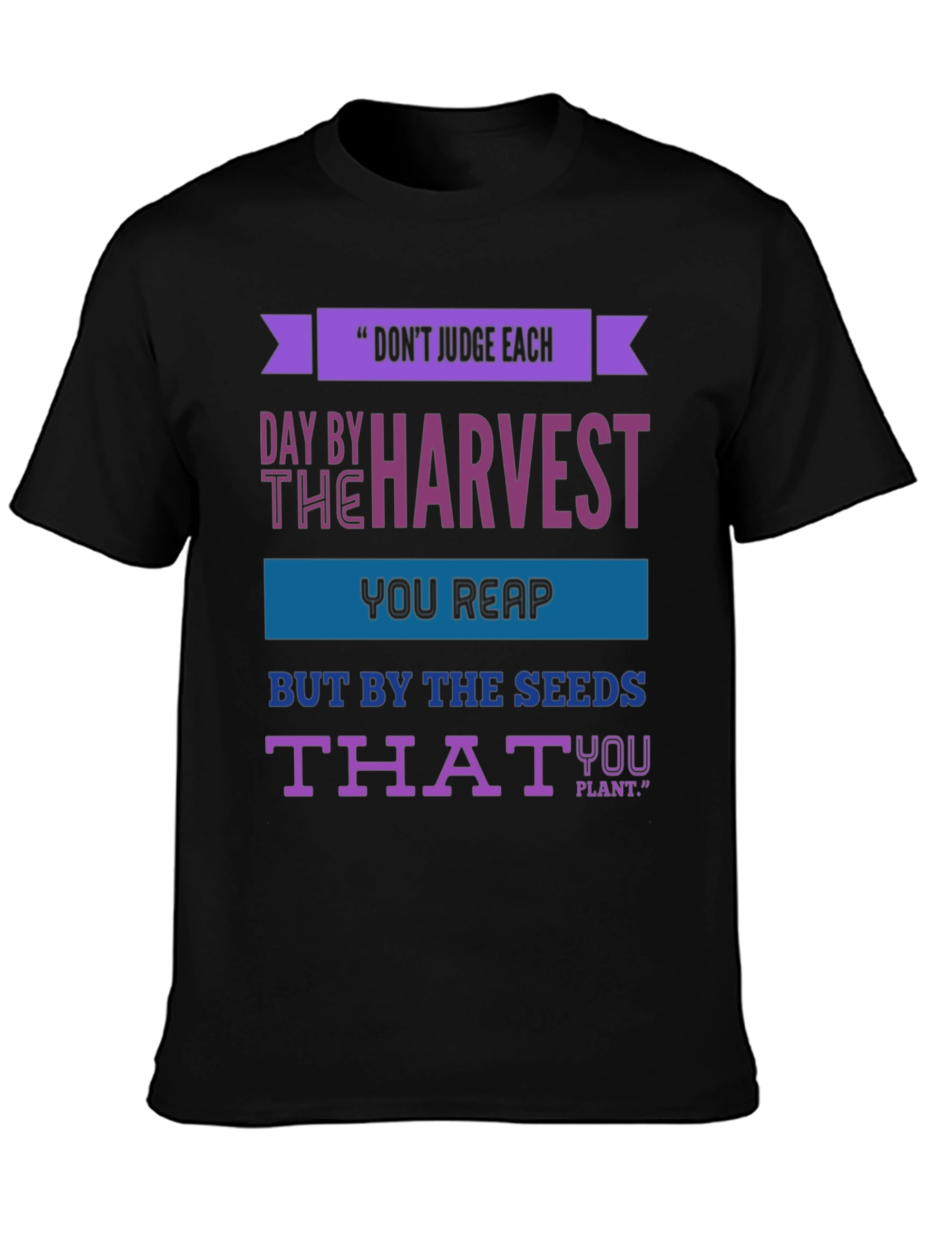 Inspirational Harvest Seeds Graphic T-Shirt