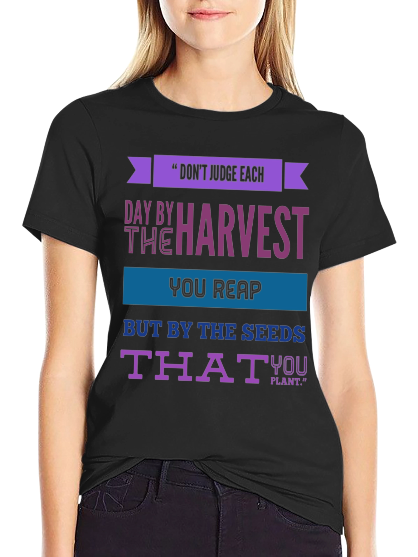 Inspirational Harvest Seeds Graphic T-Shirt