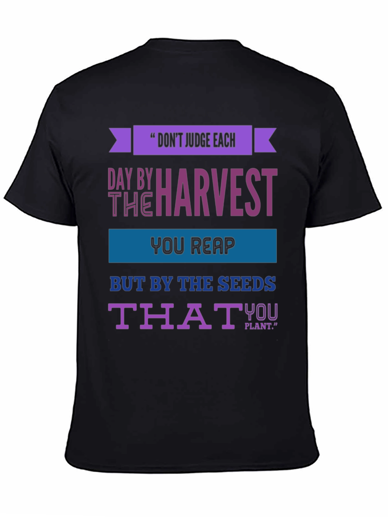 Inspirational Harvest Seeds Graphic T-Shirt