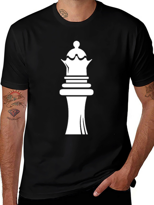 Chess Queen Graphic Tee - Classic Game Design