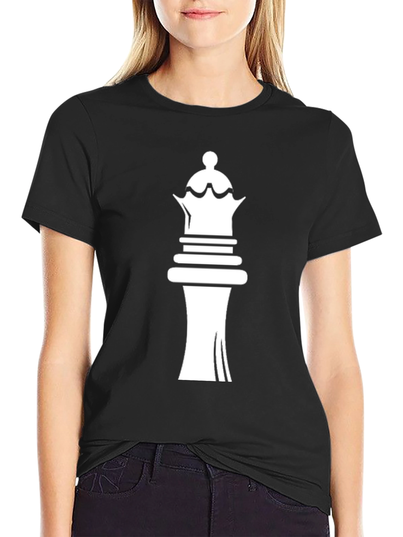 Chess Queen Graphic Tee - Classic Game Design
