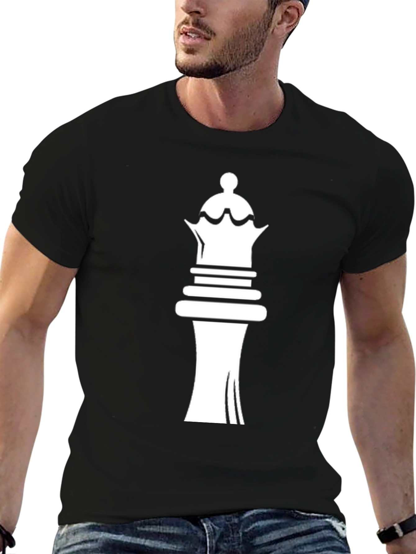 Chess Queen Graphic Tee - Classic Game Design