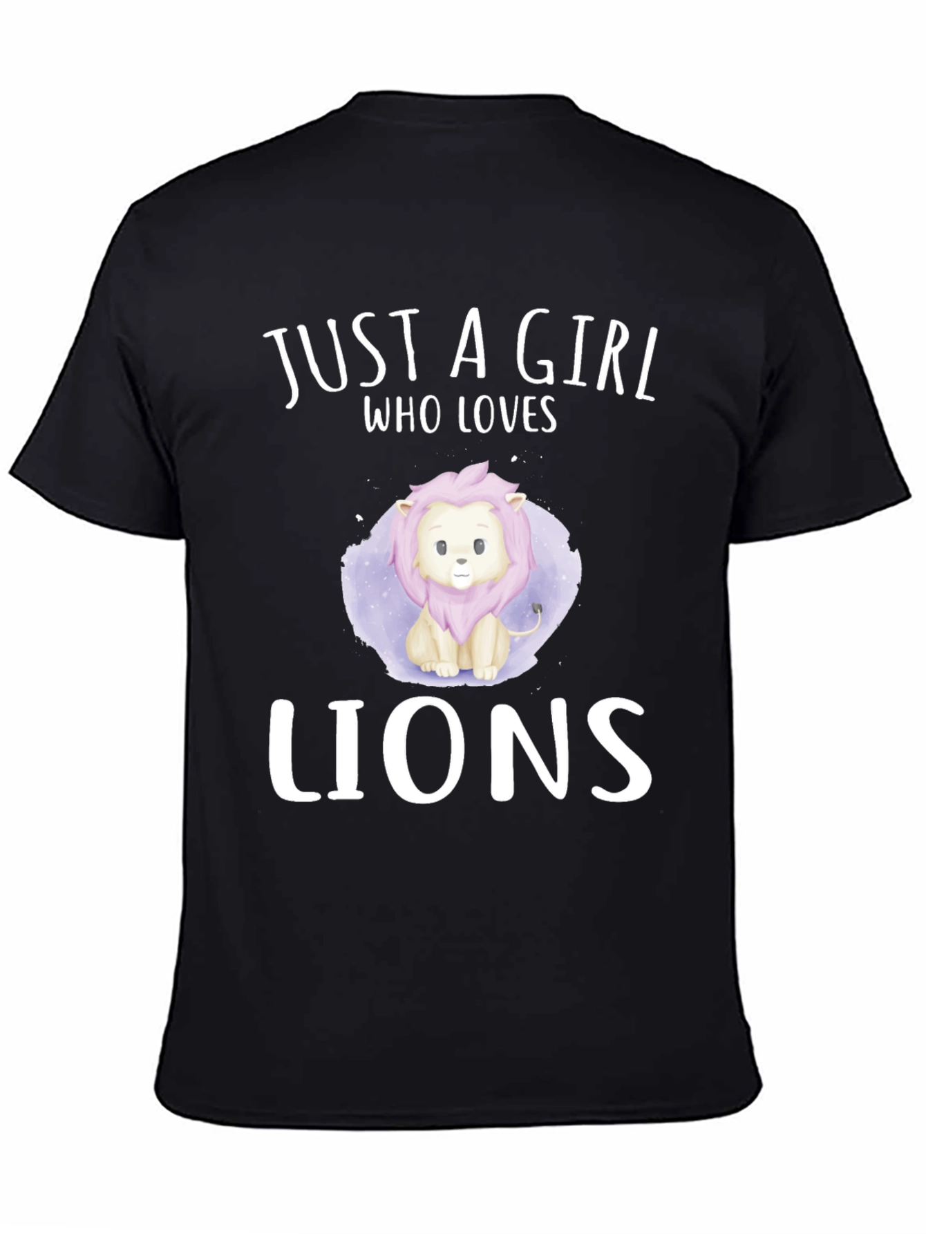 Just a Girl Who Loves Lions T-Shirt