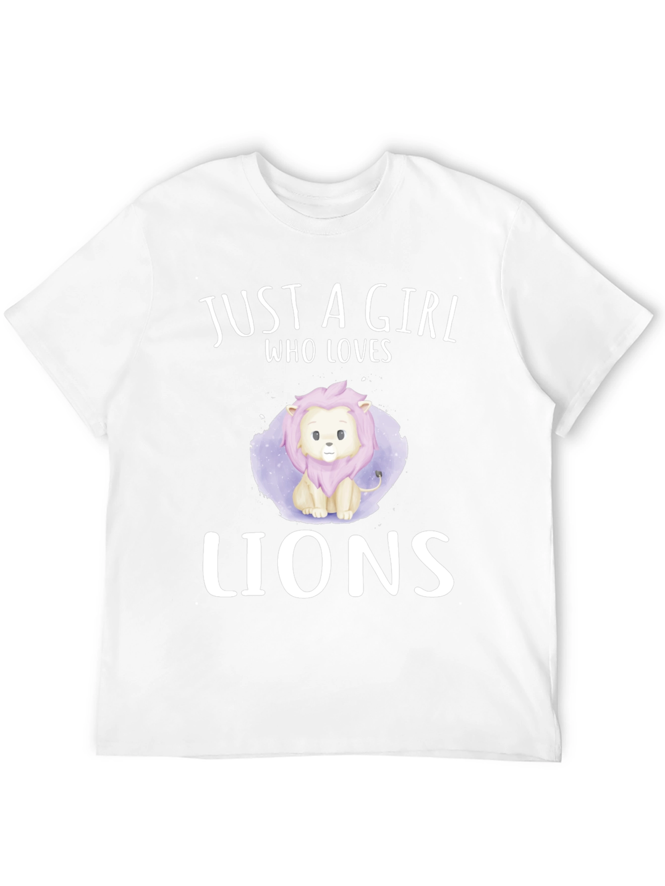 Just a Girl Who Loves Lions T-Shirt