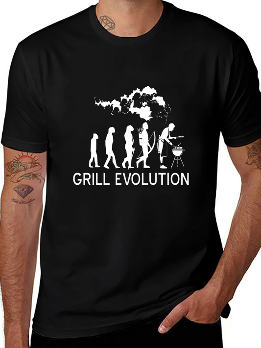 Grill Evolution T-Shirt - Funny BBQ Apparel