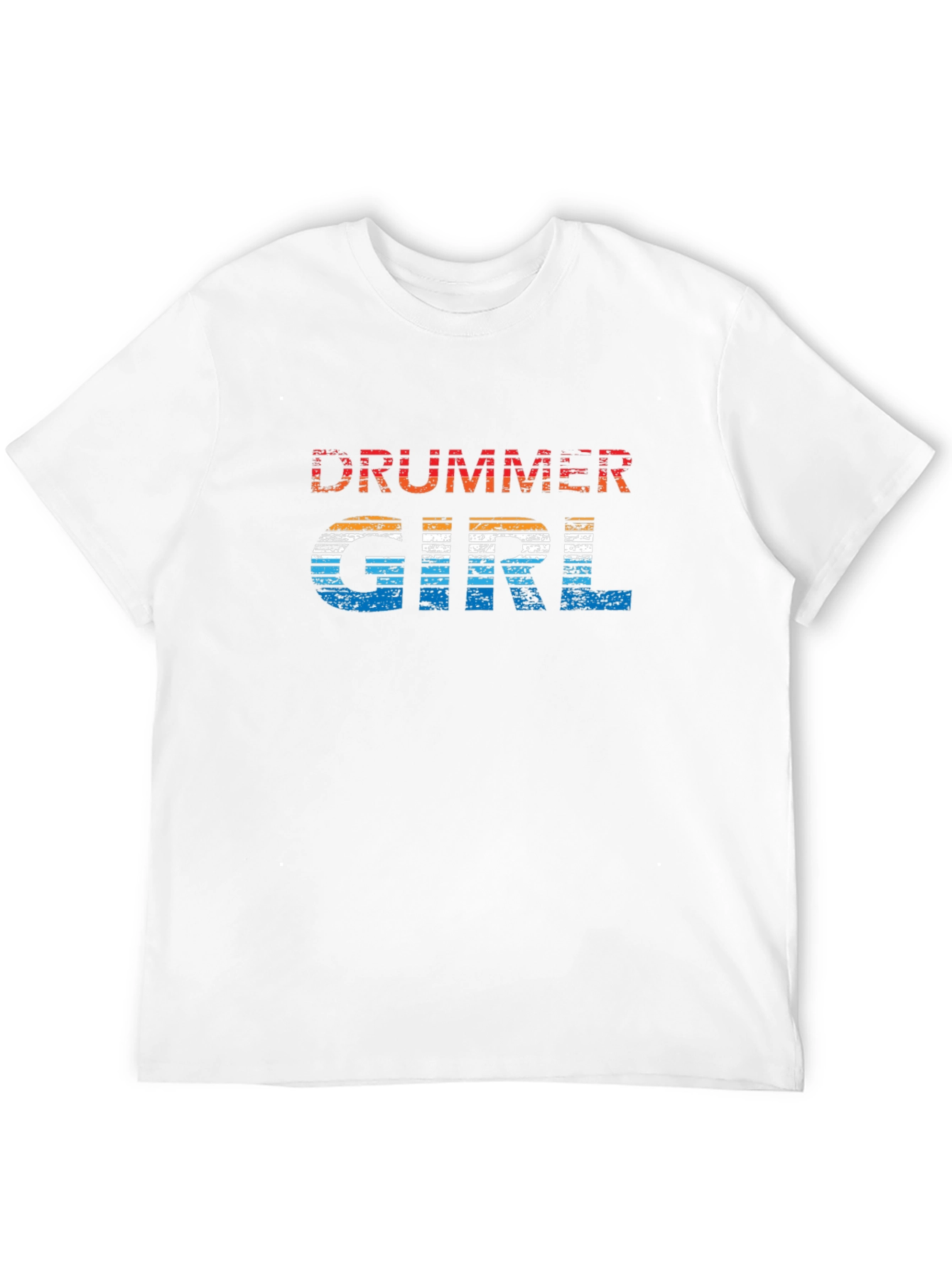 Drummer Girl Retro Graphic Tee