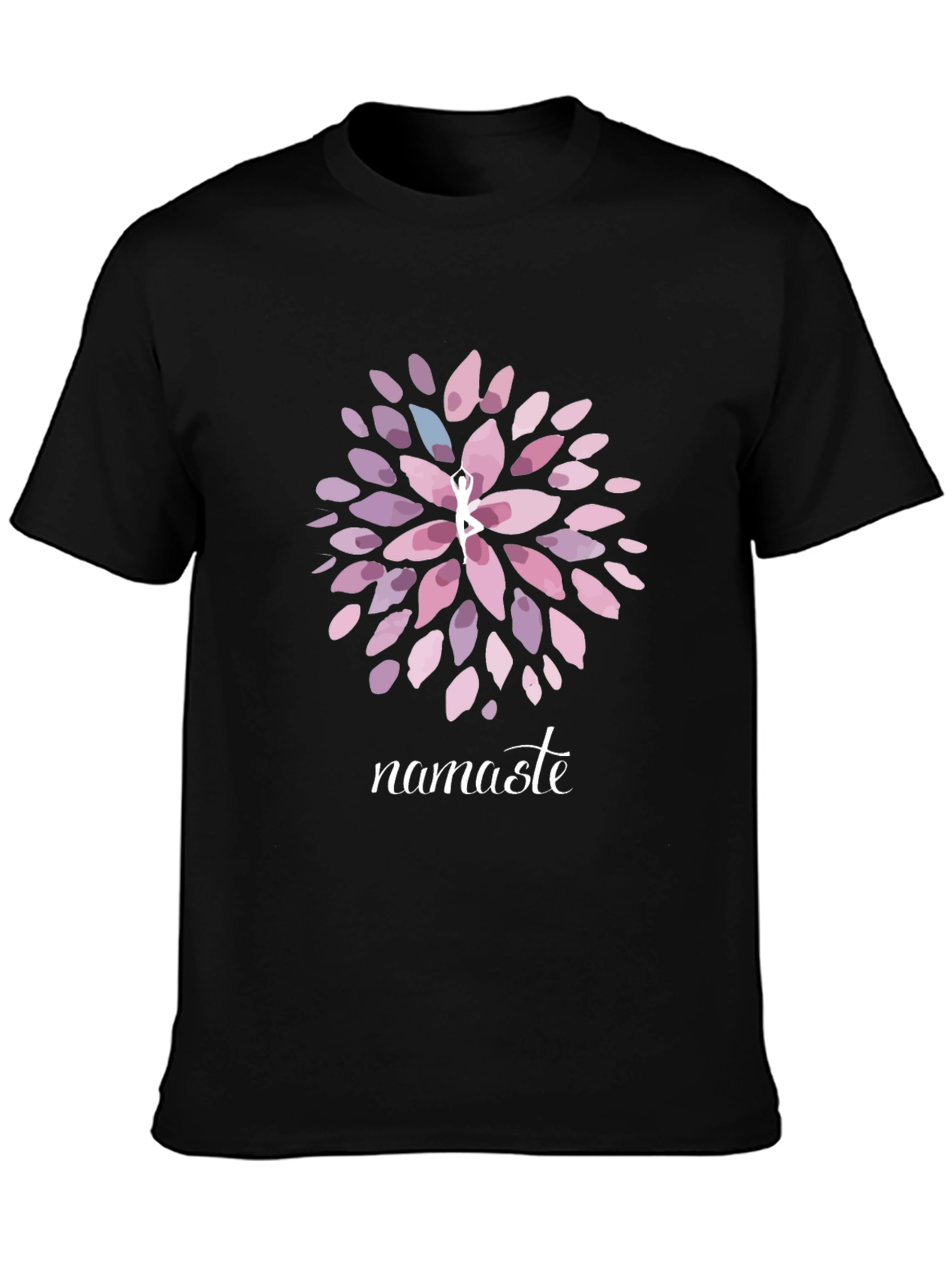 Namaste Yoga T-Shirt - Meditative Graphic Tee