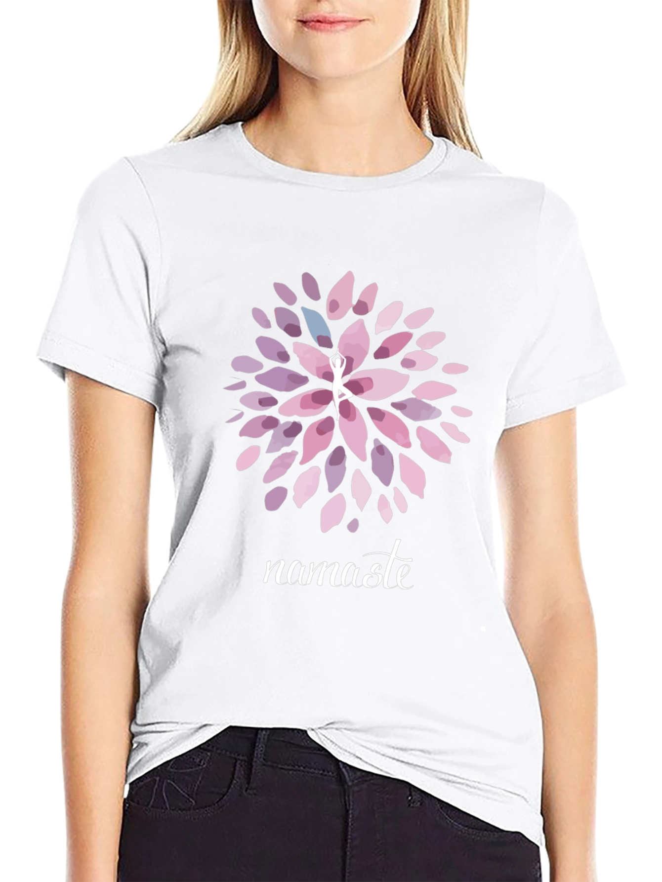 Namaste Yoga T-Shirt - Meditative Graphic Tee