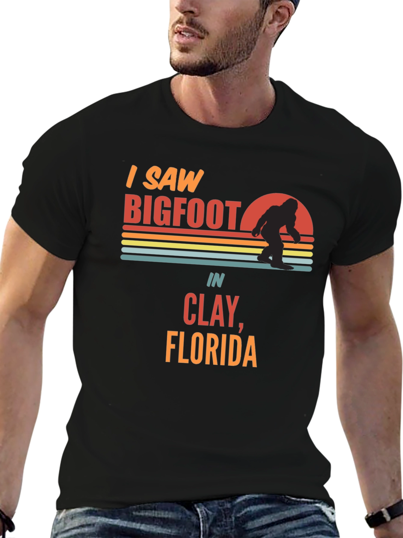 I Saw Bigfoot T-Shirt - Novelty Tee