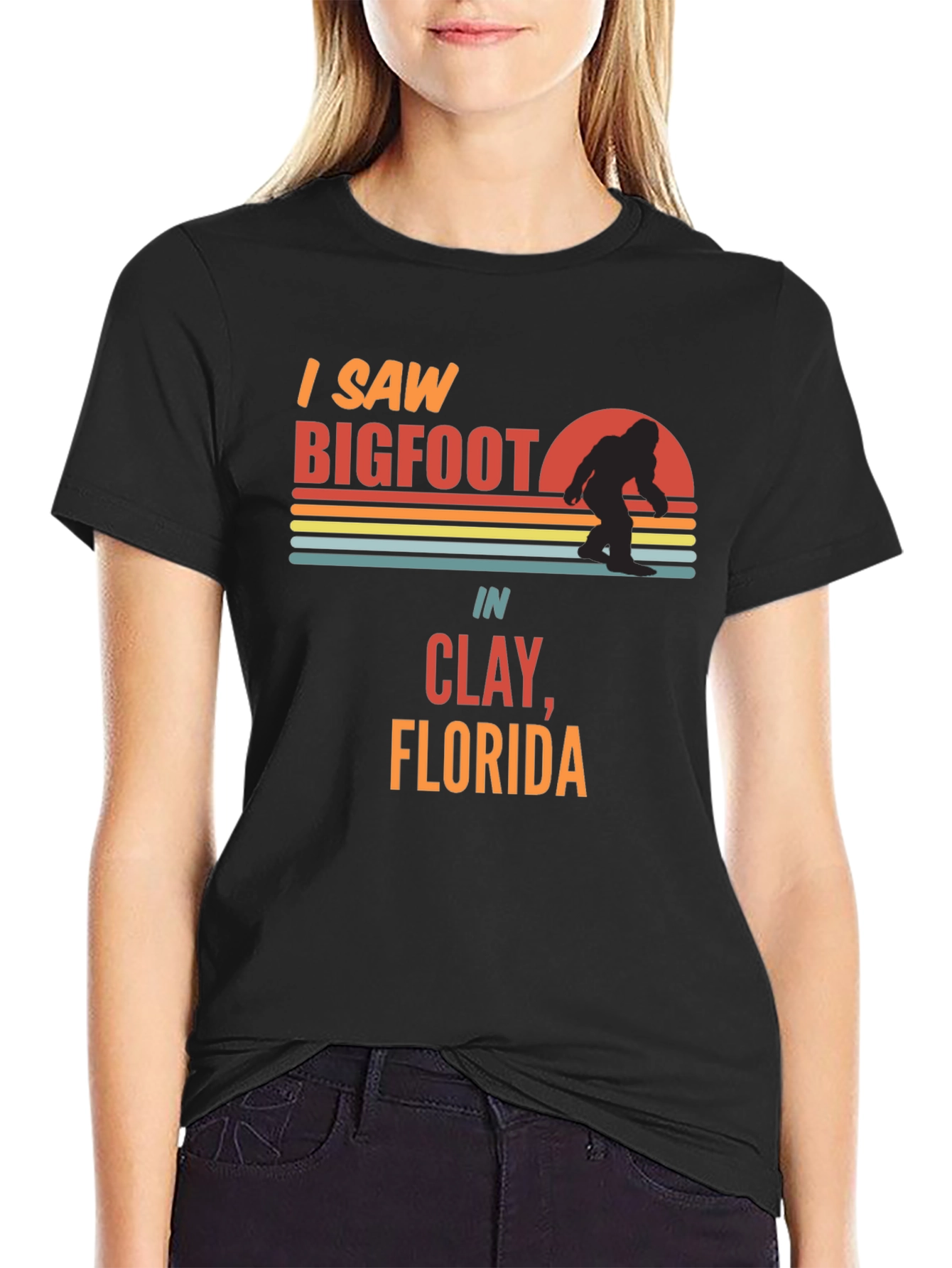 I Saw Bigfoot T-Shirt - Novelty Tee