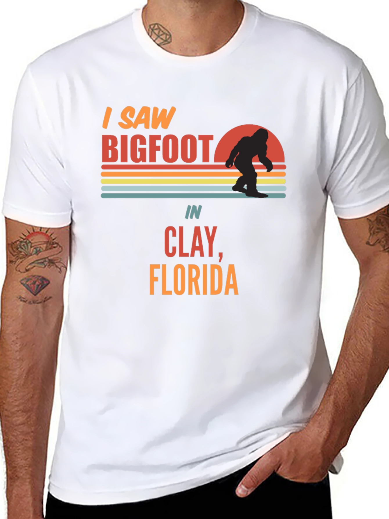 I Saw Bigfoot T-Shirt - Novelty Tee