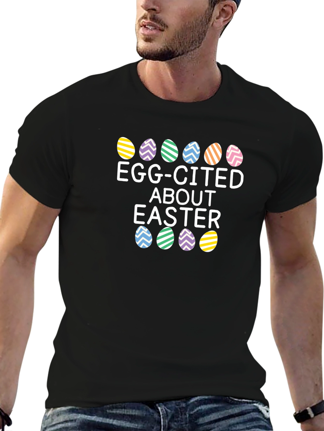 Egg-cited About Easter Graphic Tee