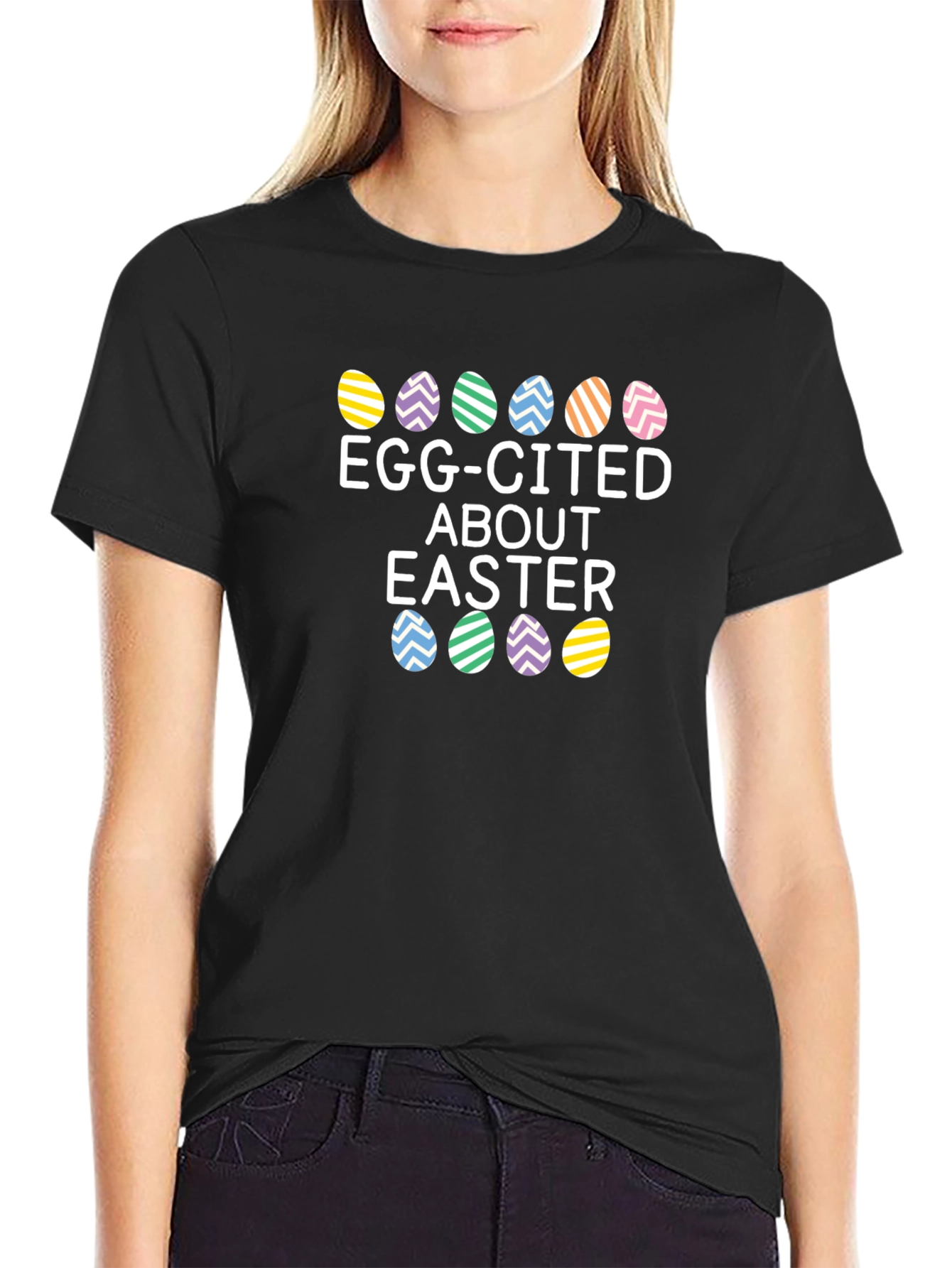Egg-cited About Easter Graphic Tee