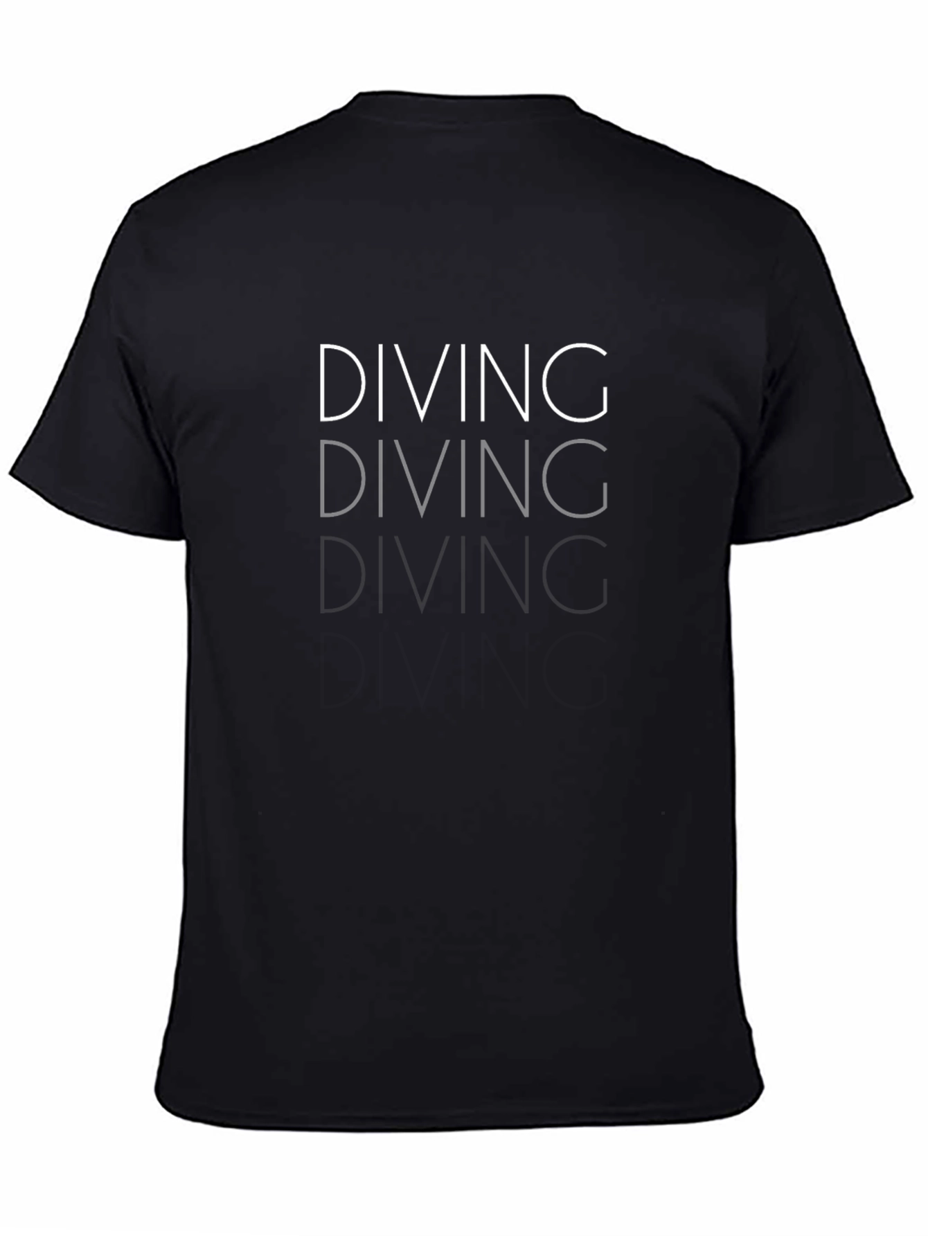Diving Graphic Print T-Shirt
