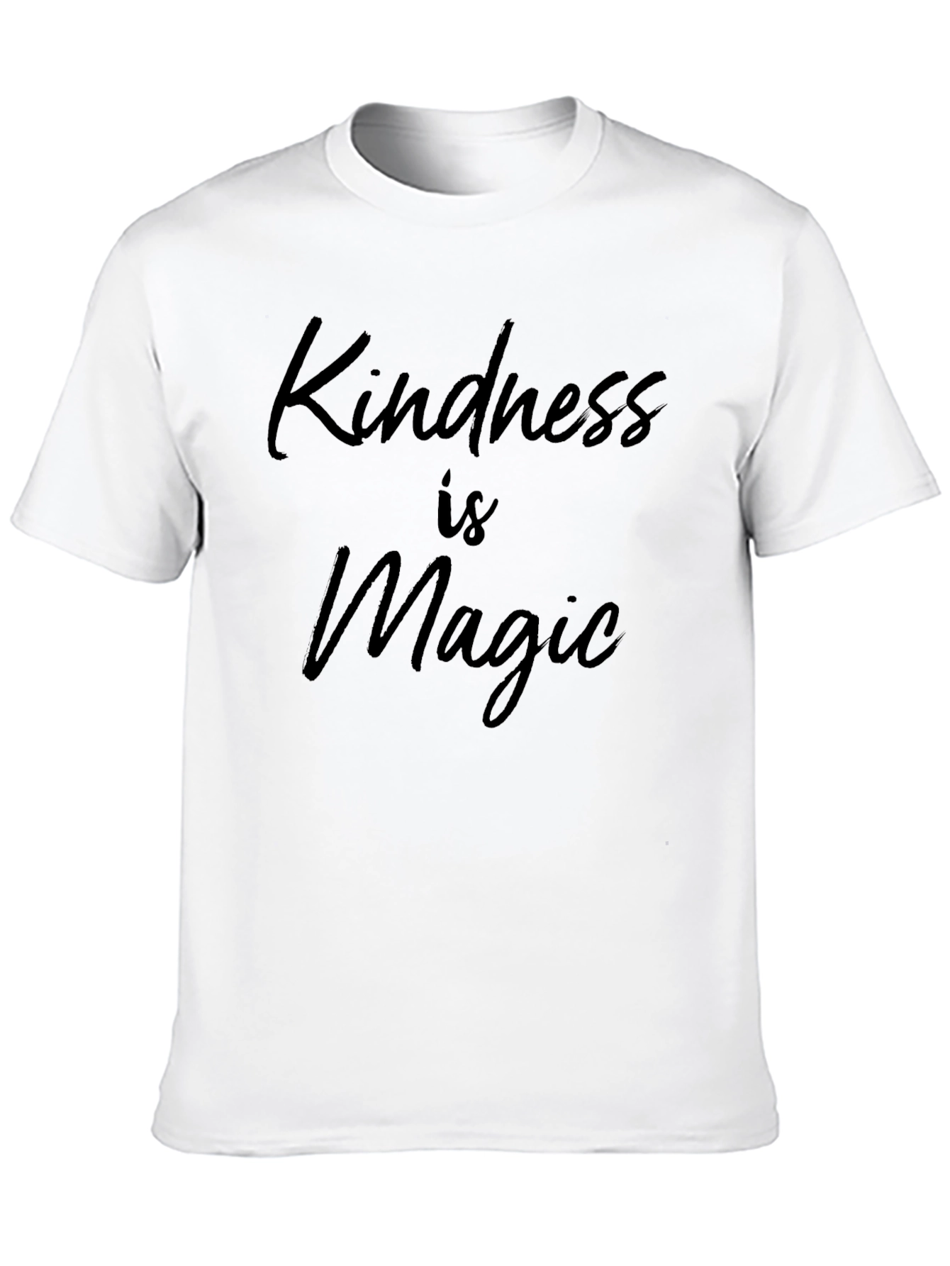 Kindness Is Magic Black Graphic Tee Shirt