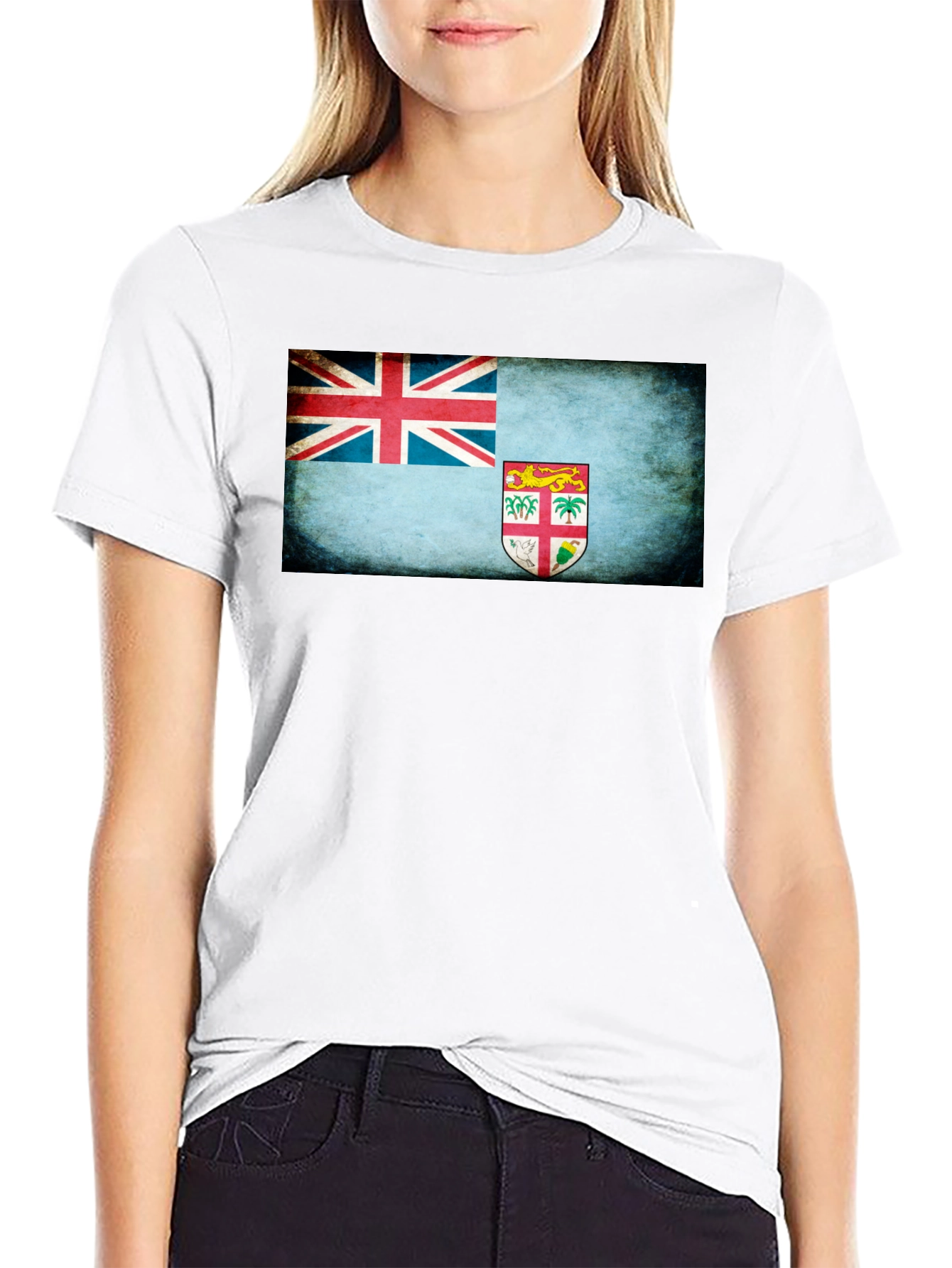Fiji Flag Graphic T-Shirt - Island Nation Pride Tee