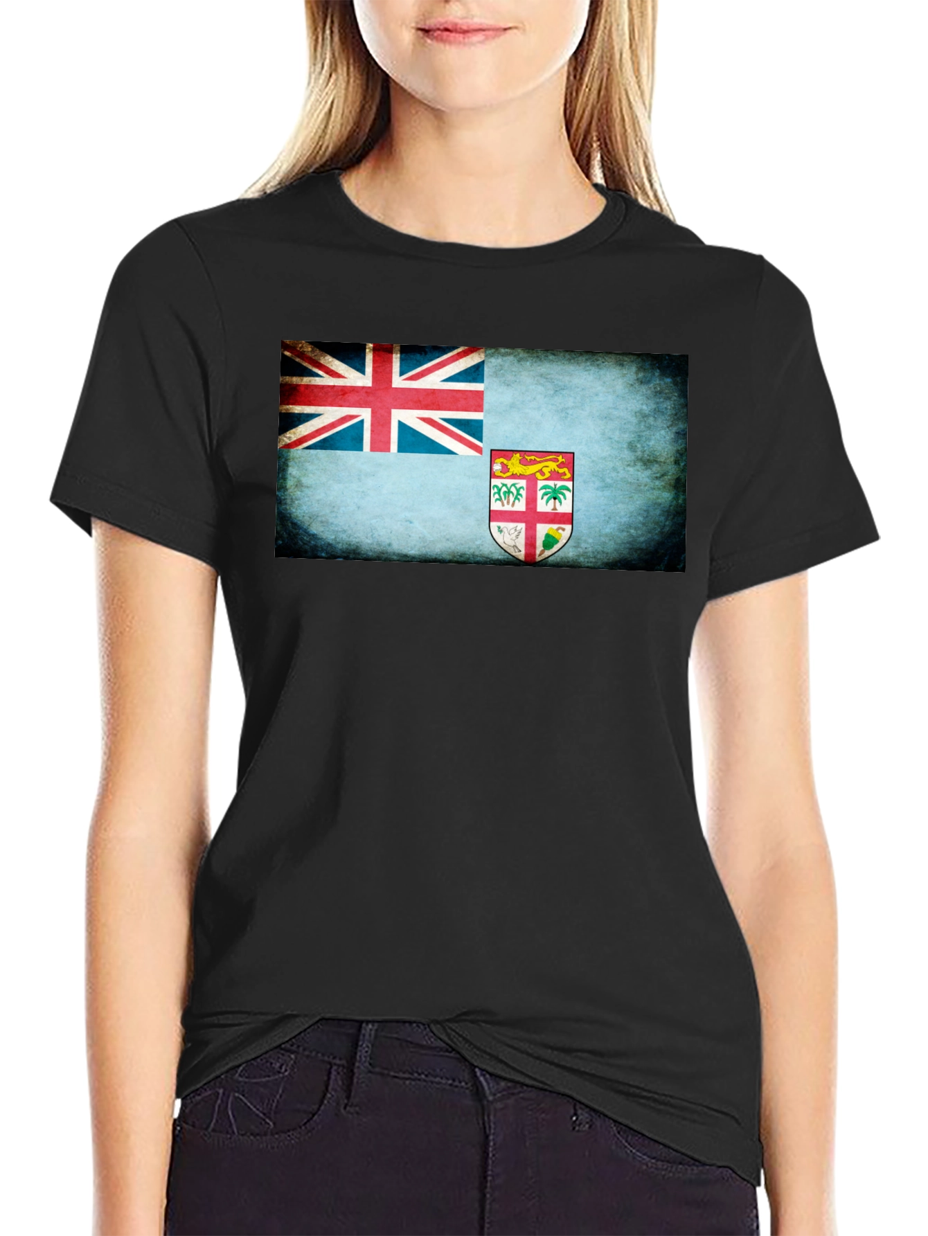 Fiji Flag Graphic T-Shirt - Island Nation Pride Tee
