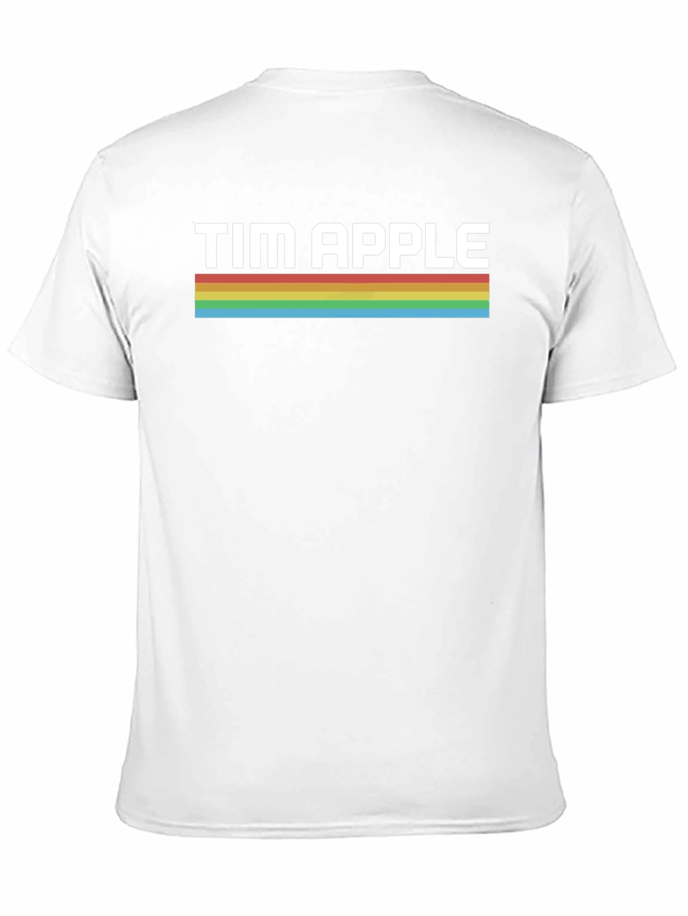 Tim Apple Retro Stripe T-Shirt - Premium Cotton