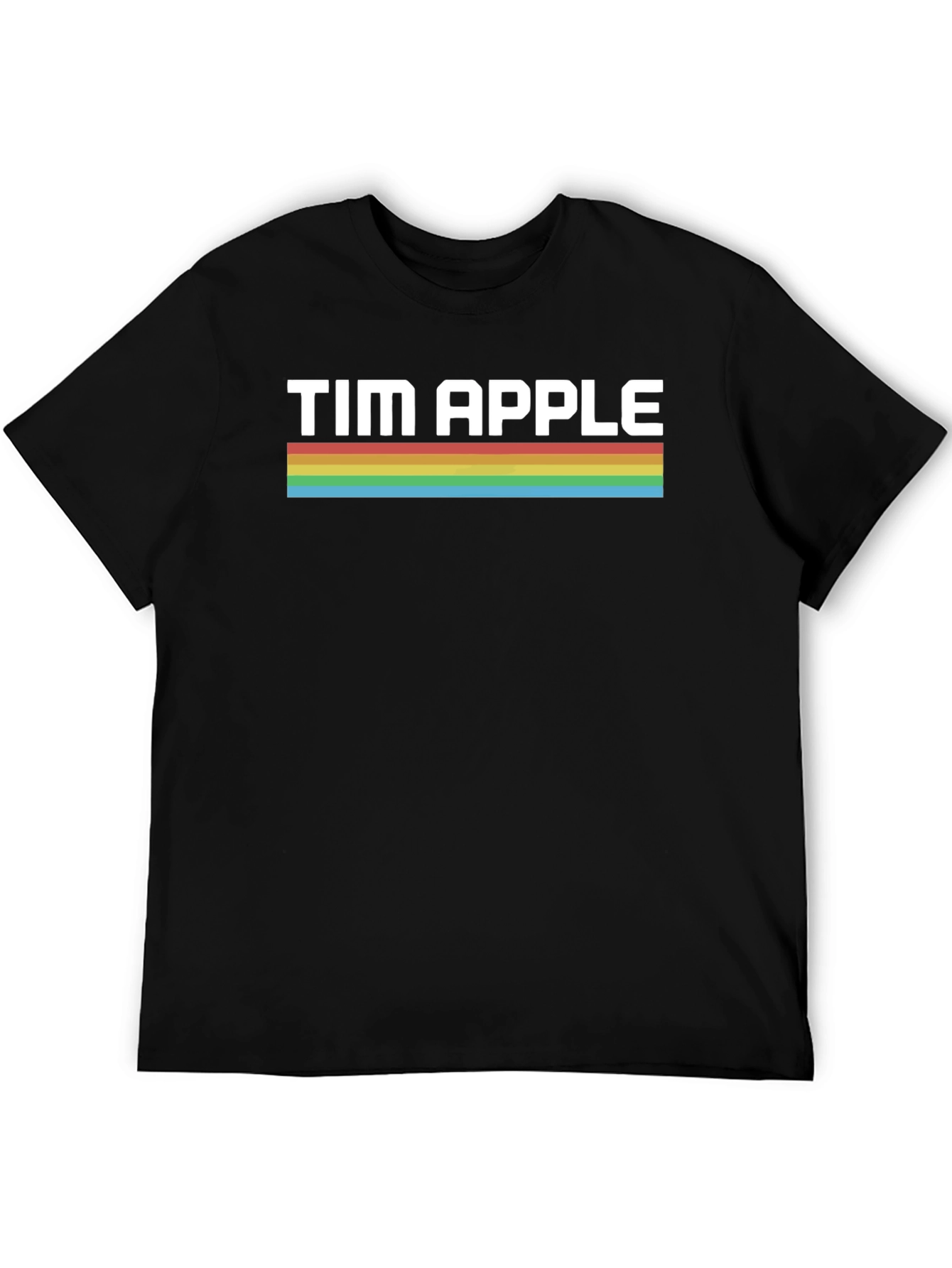 Tim Apple Retro Stripe T-Shirt - Premium Cotton