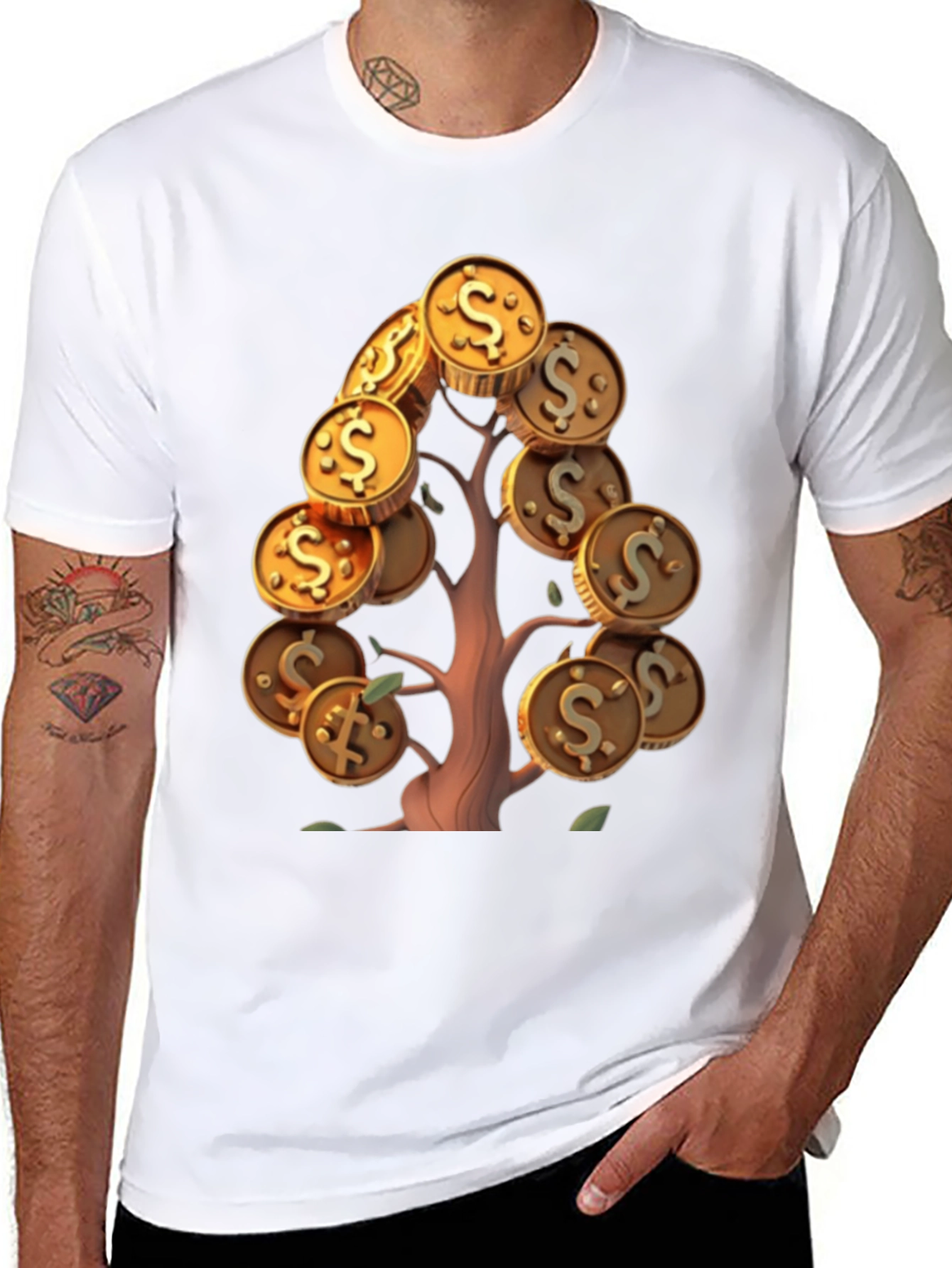 Money Tree Graphic T-Shirt