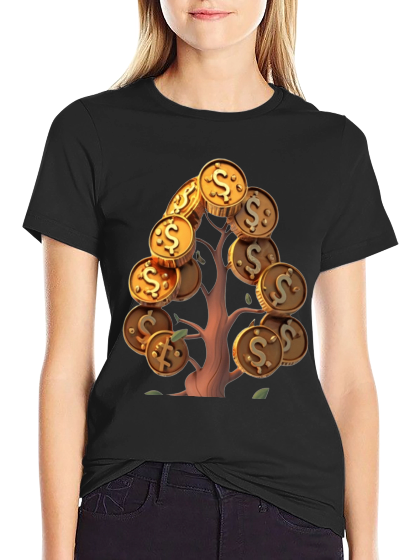Money Tree Graphic T-Shirt