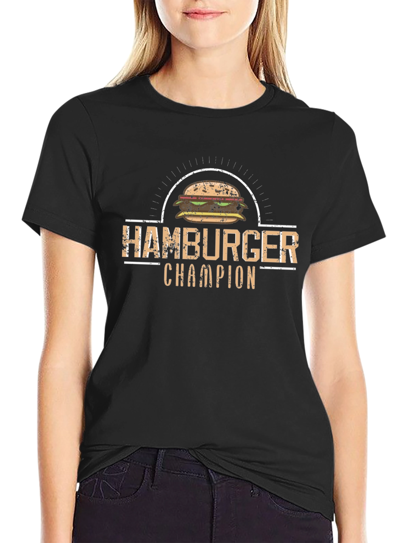 Hamburger Champion Graphic T-Shirt