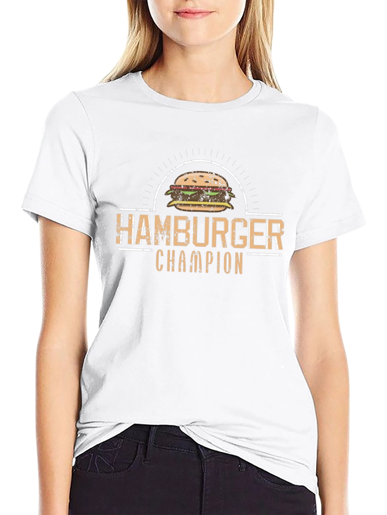Hamburger Champion Graphic T-Shirt