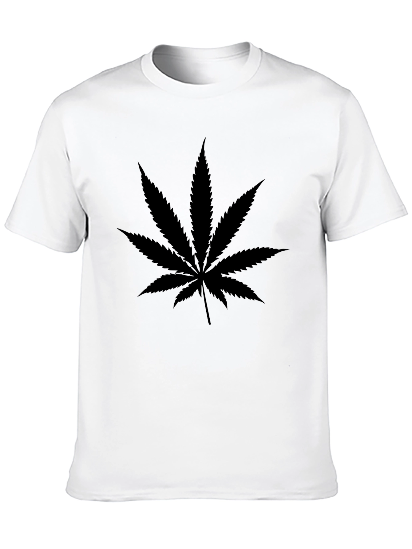 Cannabis Leaf Black T-Shirt