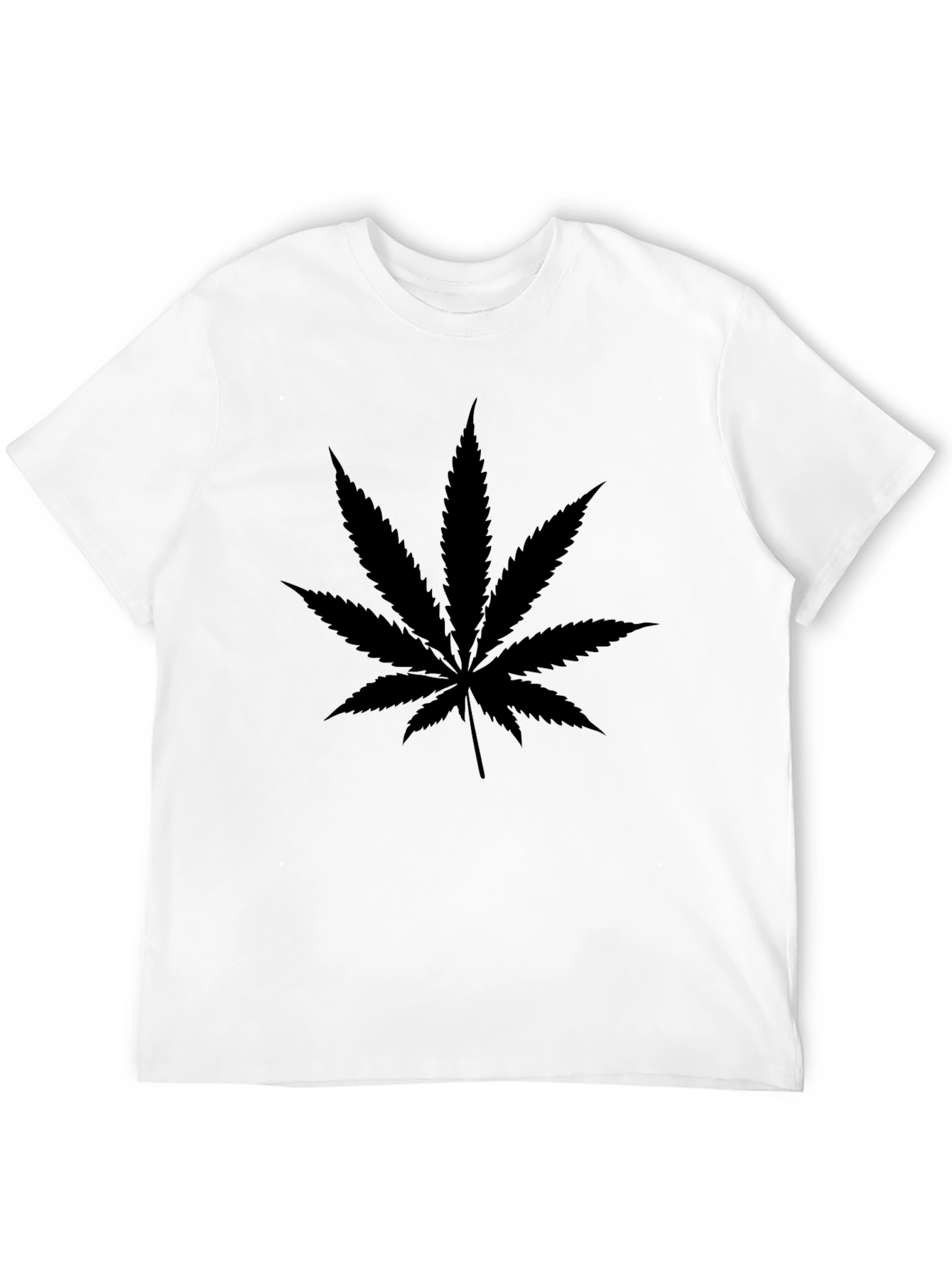 Cannabis Leaf Black T-Shirt