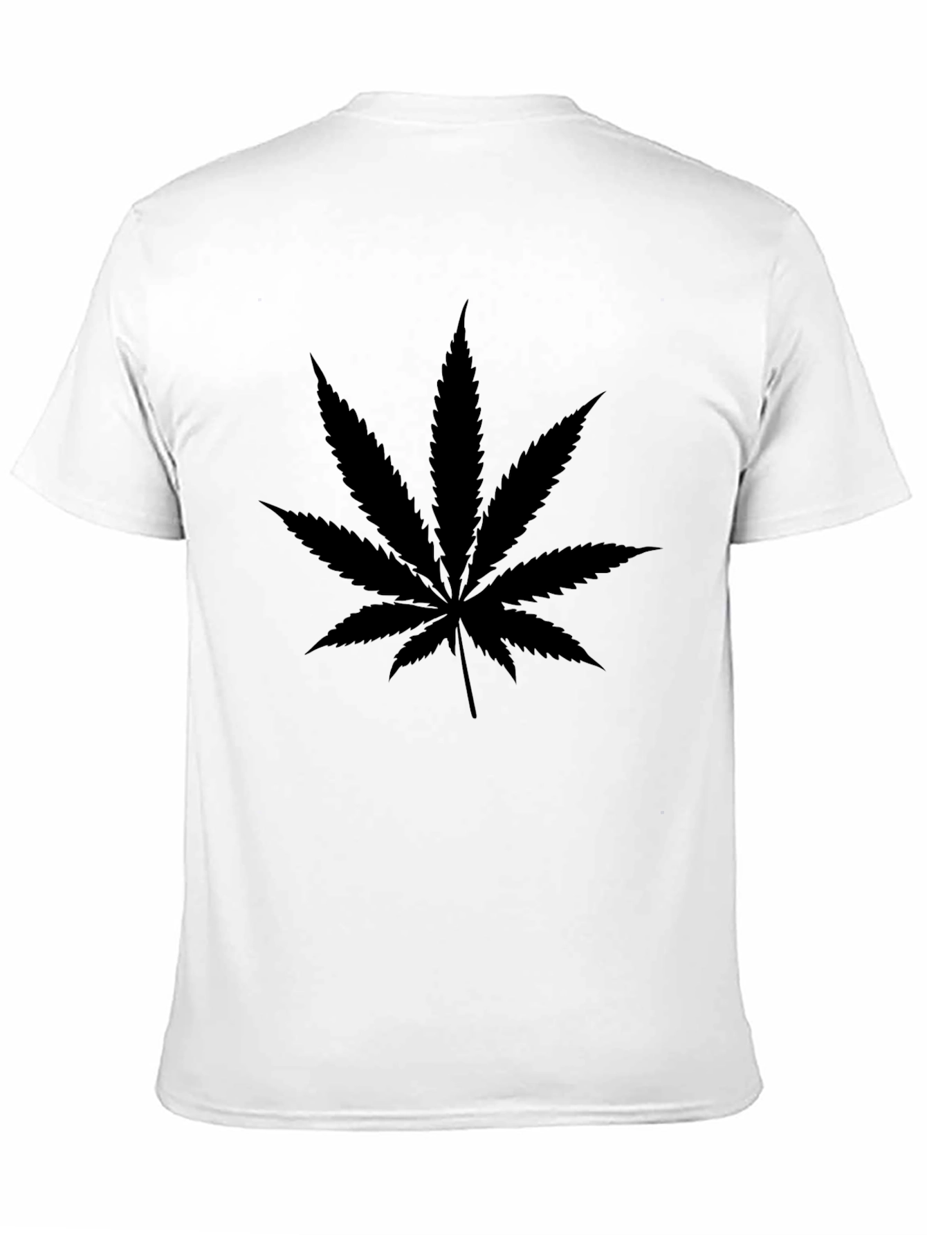 Cannabis Leaf Black T-Shirt