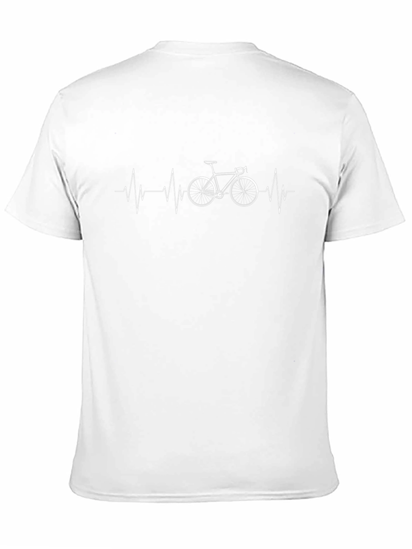 Cycling Heartbeat T-Shirt - Black