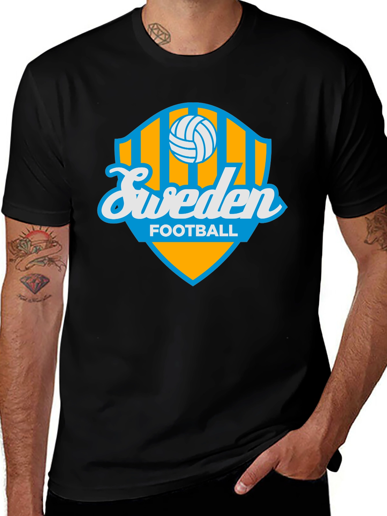 Sweden Football T-Shirt - Casual Fan Apparel