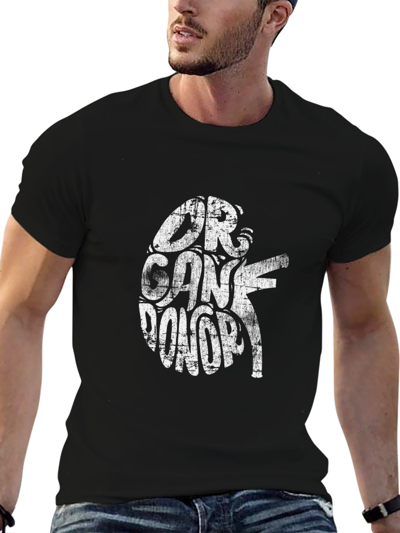 Organ Donor Awareness Tee - Black