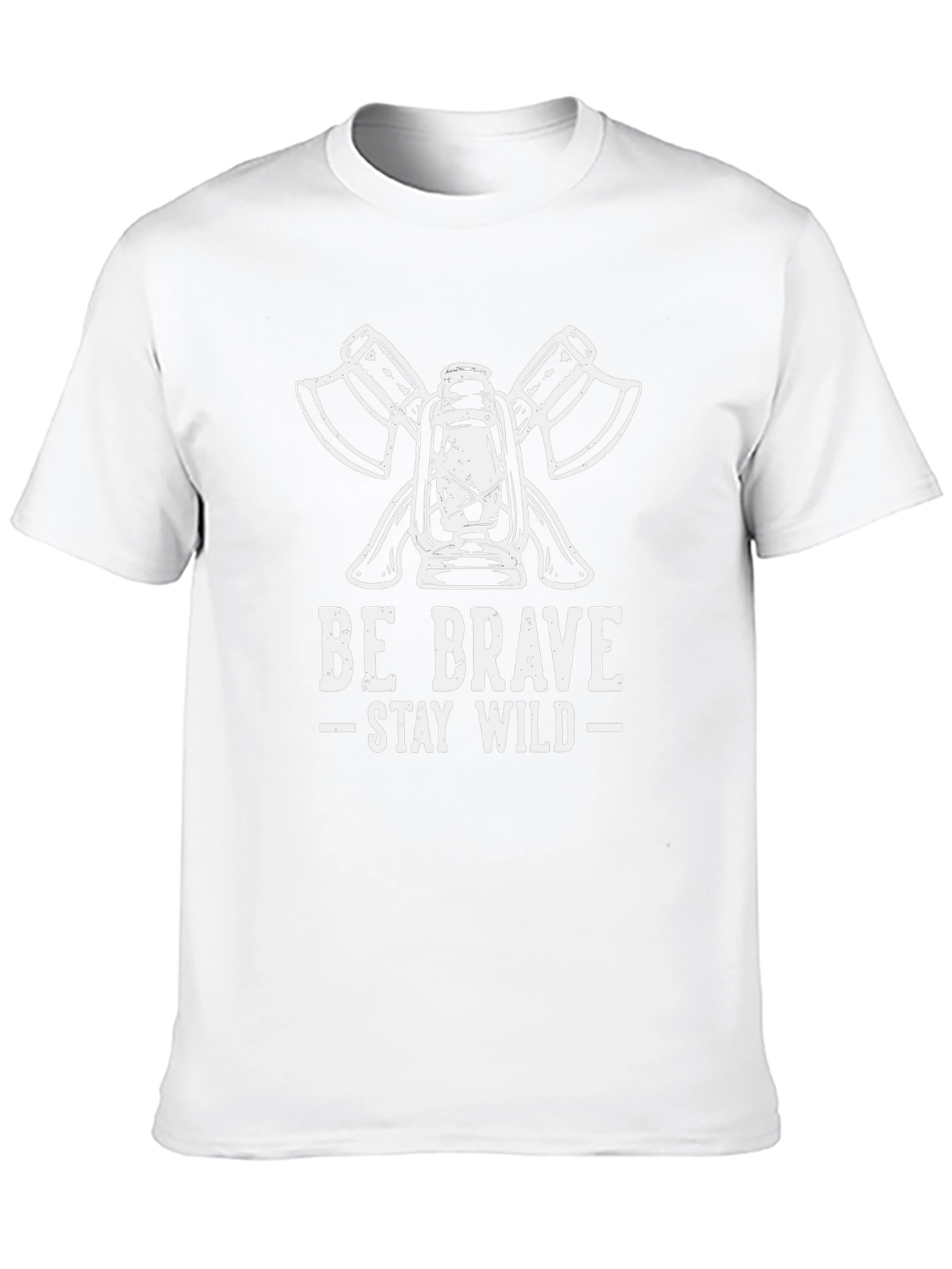 Be Brave Stay Wild Lantern & Axe Graphic Tee