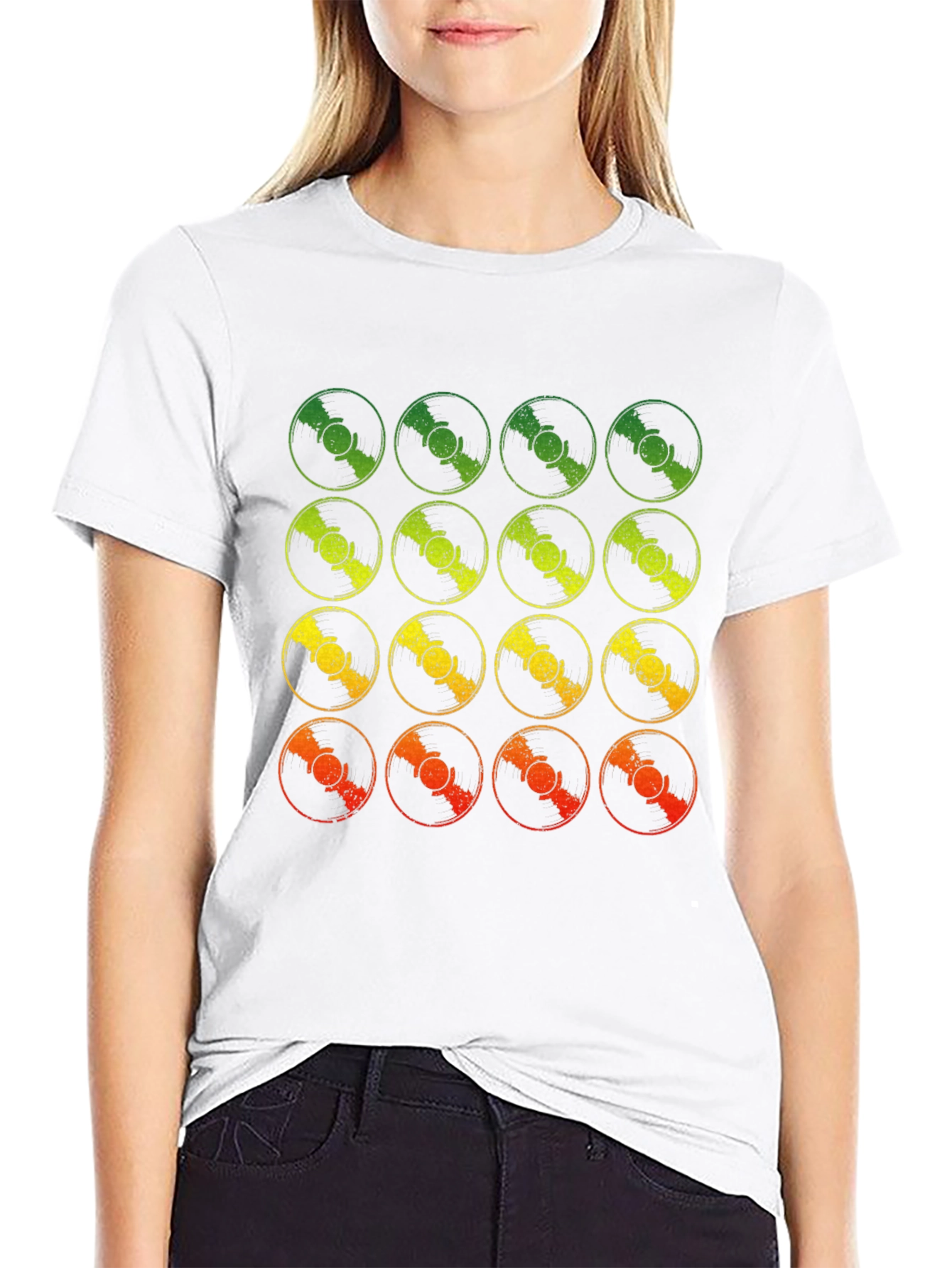 Retro Vinyl Record Fade T-Shirt