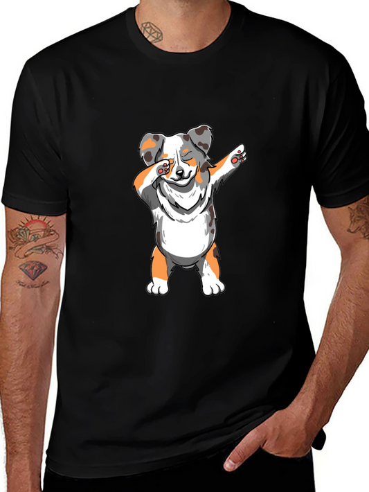 Dabbing Dog Graphic Tee - Cool & Trendy