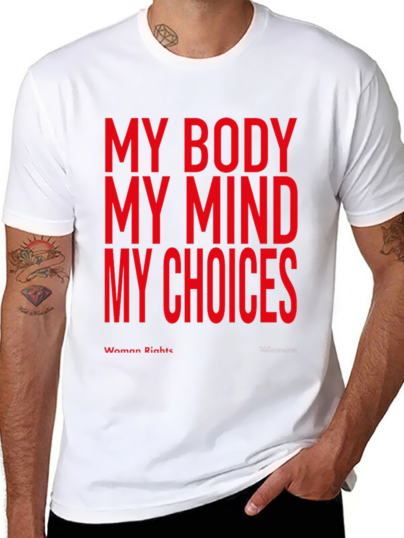 My Body My Choice Womens Rights T-Shirt