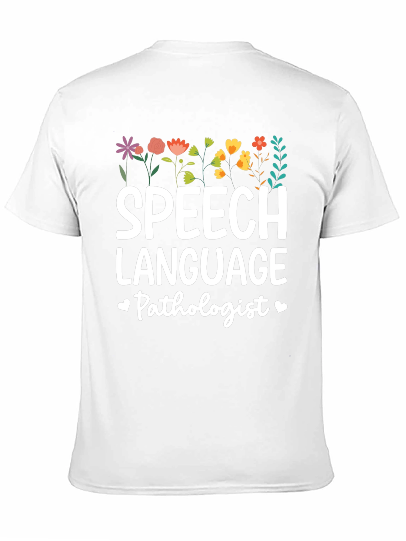 Speech Language Pathologist Floral Tee