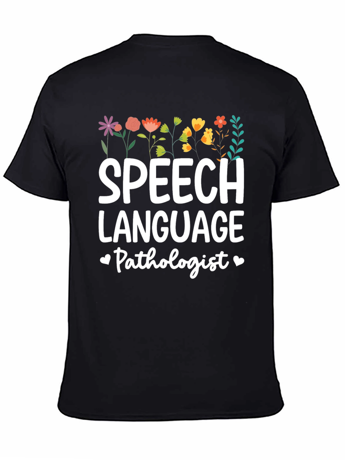 Speech Language Pathologist Floral Tee